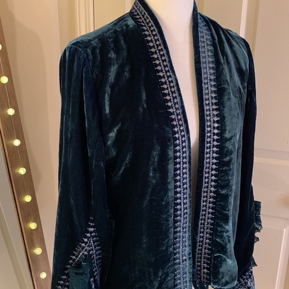 Free People Scarlett Velvet Bed Jacket - Picture 7 of 16